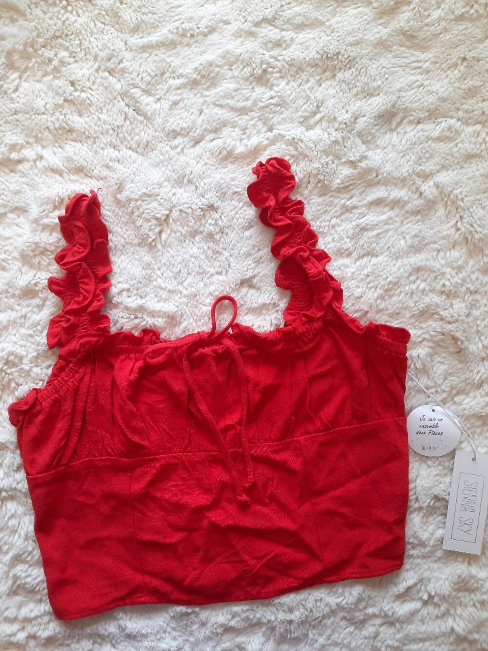 Sienna Sky Red Sleeveless Top